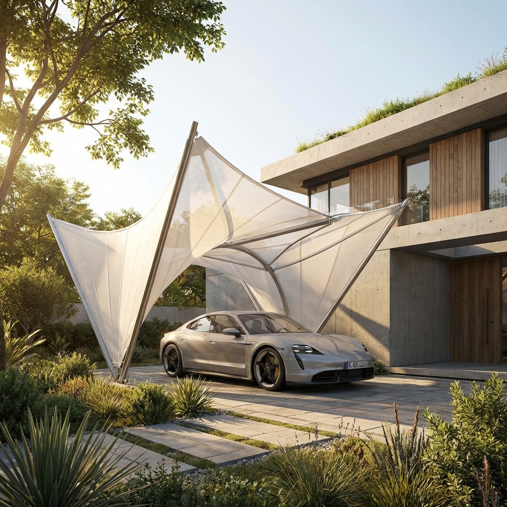 Tensile Car Porch